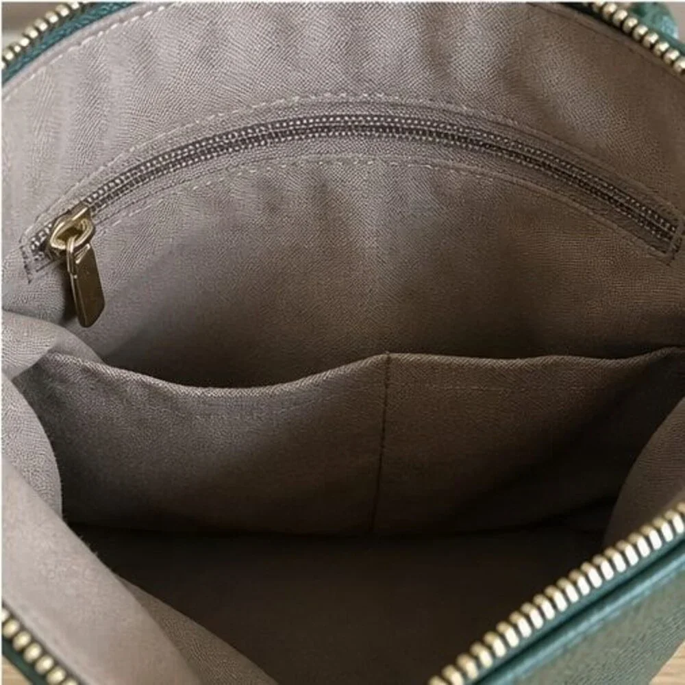 Forest Pebbled Crossbody Bag